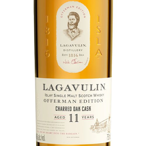 Lagavulin Offerman Edition 11 Year Old Charred Oak Cask Single Malt Scotch Whisky - Image 2