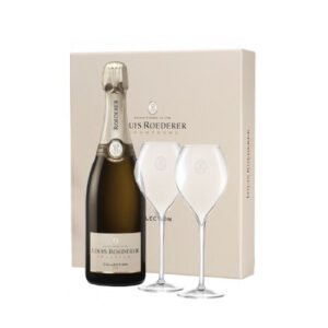 Louis Roederer Collection 242 NV 75cl + 2 Glasses Gift Set