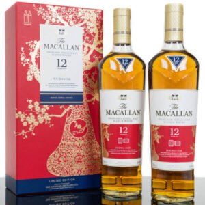 The Macallan Double Cask 12 Years Old Year Of The Pig Single Malt Scotch Whisky (2 x700ml)