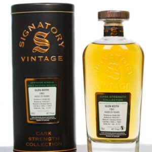 Glen Keith 1991 Aged 25 Years Single Malt Scotch Whisky – Signatory Vintage (700ml)