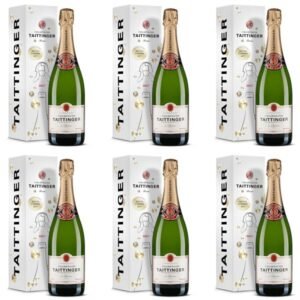 Taittinger Brut Reserve NV 75cl + Taittinger Stopper – CASE DEAL
