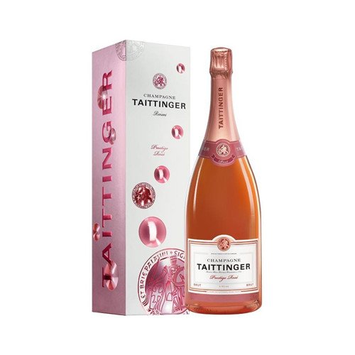 Taittinger Brut Prestige Rose NV Magnum (1.5 ltr) in Gift Box