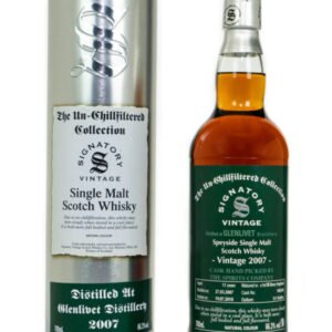 Dram Full Exclusive Glenlivet 2007 Aged 11 Years Single Malt Scotch Whisky – Signatory Vintage (700ml)