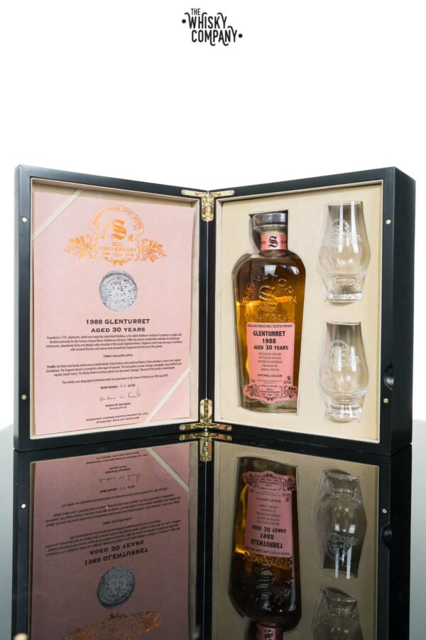 Glenturret 1988 Aged 30 Years (cask 532) Single Malt Scotch Whisky – Signatory Vintage 30th Anniversary (700ml)
