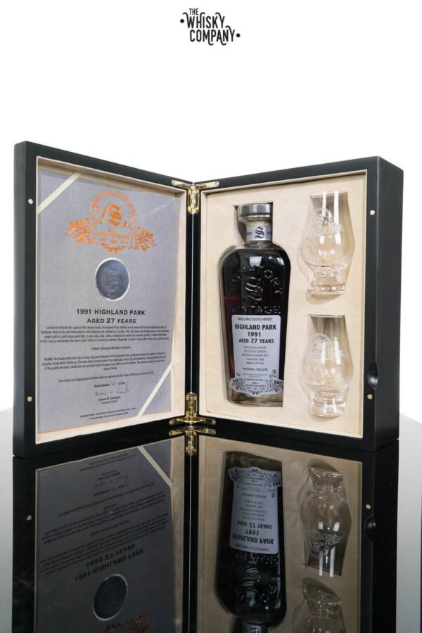 Highland Park 1991 Aged 27 Years Single Malt Scotch Whisky – Signatory Vintage 30th Anniversary (700ml)