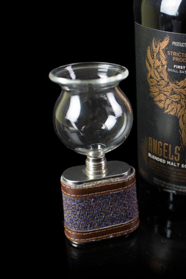 Angels’ Share Miniature Glass Funnel – Thistle Spirit Bowl Funnel - Image 2
