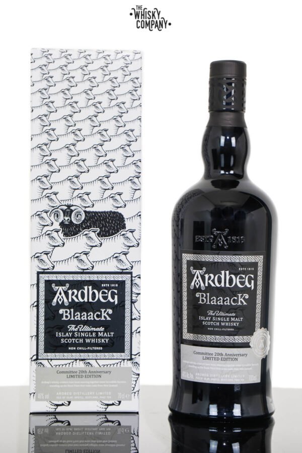 Ardbeg Blaaack Islay Single Malt Scotch Whisky – 20th Anniversary Committee Limited Edition (700ml)