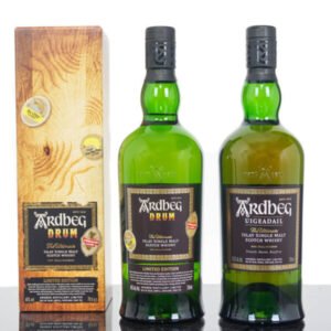 Ardbeg Drum Islay Single Malt Scotch Whisky PLUS Ardbeg Grooves (2 x 700ml)