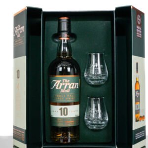 Arran Aged 10 Years Gift Pack Island Single Malt Scotch Whisky (700ml)