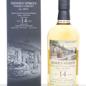Balmenach 2007 Aged 14 Years Speyside Single Malt Scotch Whisky – Cask #BL721 Hidden Spirits (700ml)