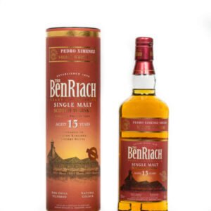 BenRiach Aged 15 Years Pedro Ximenez Sherry Wood Finish Speyside Single Malt Scotch Whisky (700ml)