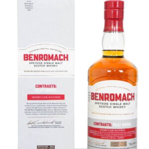 Benromach 2012 Contrasts Peat Smoke Sherry Matured Speyside Single Malt Scotch Whisky (700ml)