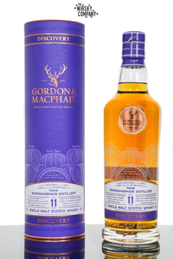 Bunnahabhain Aged 11 Years Discovery Single Malt Scotch Whisky – Gordon & MacPhail (700ml)