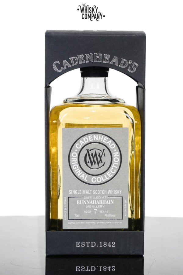 Bunnahabhain Aged 7 Years Single Malt Scotch Whisky – Cadenhead (700ml)