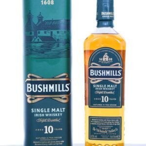 Bushmills Aged 10 Years Irish Single Malt Whiskey (700ml)
