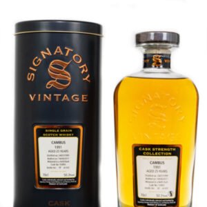 Cambus 1991 Aged 25 Years Single Grain – Signatory Vintage (700ml)
