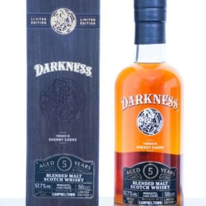 Campbeltown Aged 5 Years Moscatel Finish Blended Malt Scotch Whisky – Darkness (500ml)