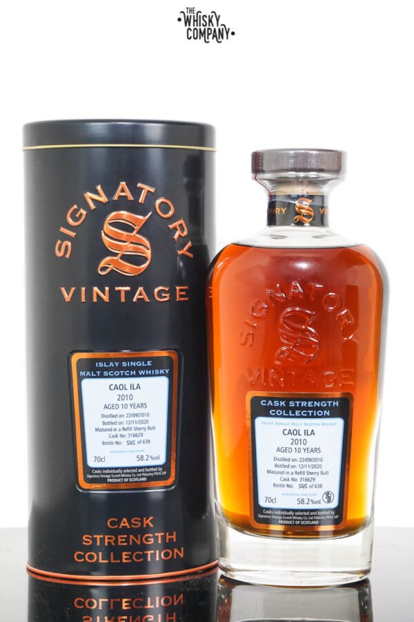 Caol Ila 2010 Aged 10 Years Single Malt Scotch Whisky – Signatory Vintage (700ml)