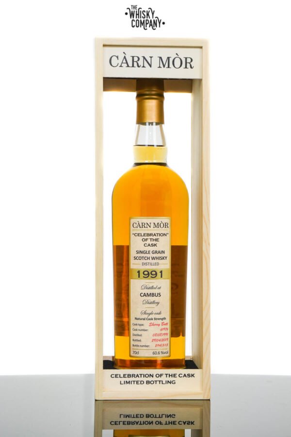 Cambus 1991 Aged 33 Years Single Malt Scotch Whisky – Càrn Mòr Celebration of The Cask (700ml)