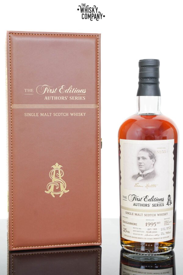 Cragganmore 1995 Aged 25 Years Single Malt Scotch Whisky – The First Edition Authors’ Series (700ml)