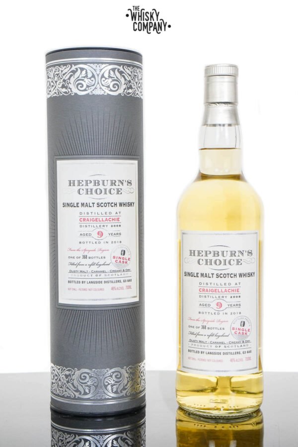 Craigellachie 2008 Aged 9 Years Single Malt Scotch Whisky – Hepburn’s Choice  (700ml)