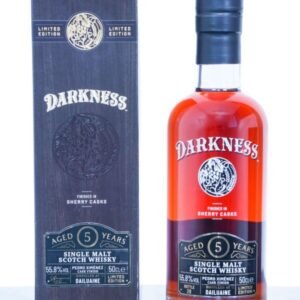 Dailuaine Aged 5 Years Pedro Ximenez Sherry Finish Single Malt Scotch Whisky – Darkness (500ml)