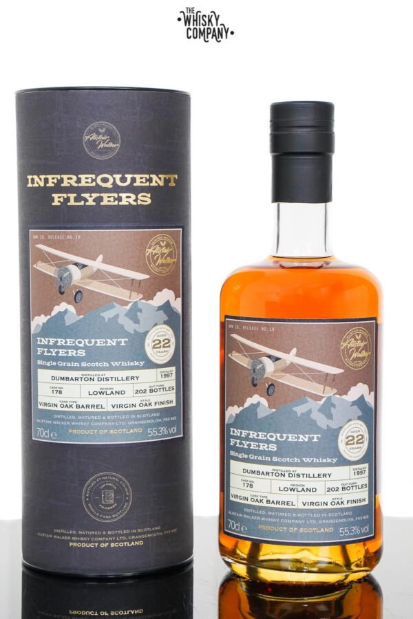 Dumbarton 1997 Aged 27 Years Single Grain Scotch Whisky – Infrequent Flyers #19 (700ml)