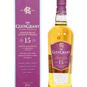 Glen Grant Aged 15 Years Batch Strength Speyside Single Malt Scotch Whisky  – 1st Edition (700ml)