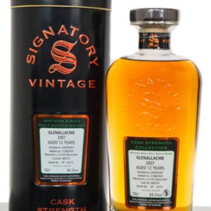 Glenallachie 2007 Aged 17 Years Cask Strength Single Malt Scotch Whisky – Signatory Vintage (700ml)