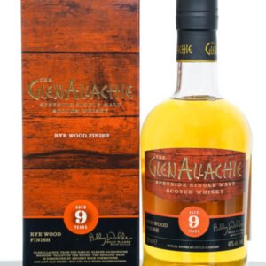 GlenAllachie Aged 9 Years Rye Wood Finish Single Malt Scotch Whisky (700ml)