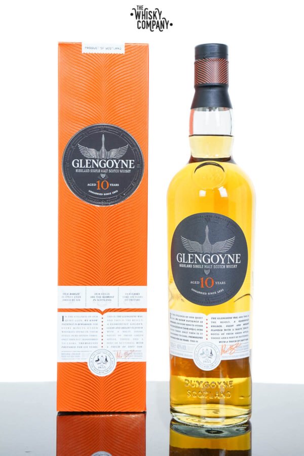Glengoyne Aged 10 Years Highland Single Malt Scotch Whisky (700ml) – DAMAGED PACKAGING