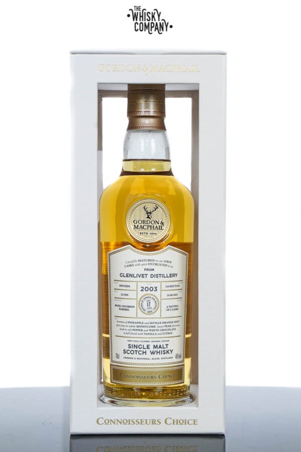 Glenlivet 2003 Aged 17 Years Connoisseurs Choice Single Malt Scotch Whisky – Gordon & MacPhail (700ml)