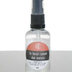 The Whisky Company Liquid Hand Sanitiser 50ml – Pump Bottle (50ml x 6)