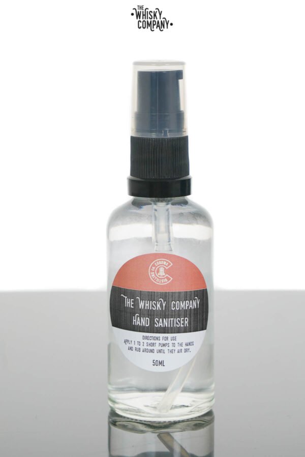 The Whisky Company Liquid Hand Sanitiser 50ml – Pump Bottle (50ml x 6)