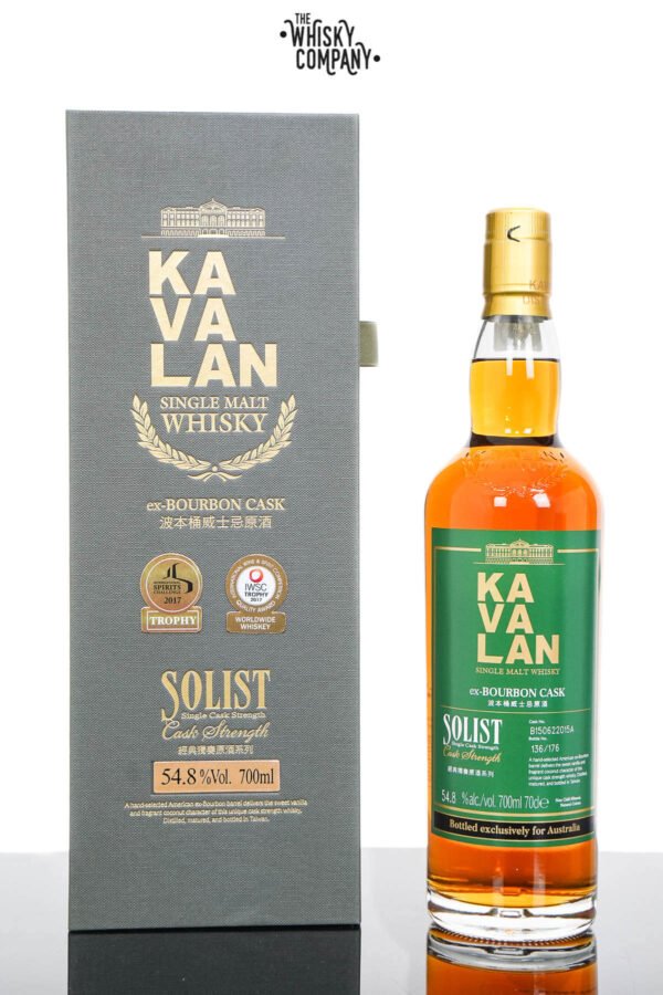 Kavalan Solist Ex Bourbon Australian Exclusive Cask Strength Taiwanese Single Malt Whisky (700ml)