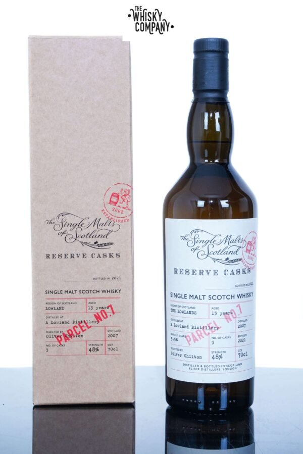 Lowland 2007 Aged 13 Years Reserve Cask Single Malt Scotch Whisky – The Single Malts Of Scotland (700ml)