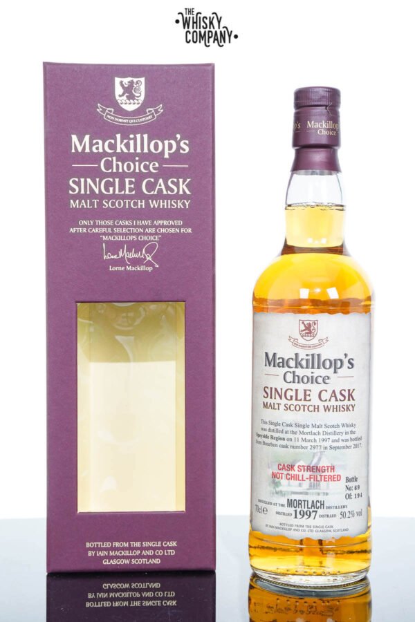 Mortlach 1997 Aged 20 Years Single Malt Scotch Whisky – Mackillop’s Choice (700ml)