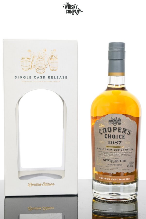 North British 1987 Aged 37 Years Single Grain Scotch Whisky – The Cooper’s Choice (700ml)