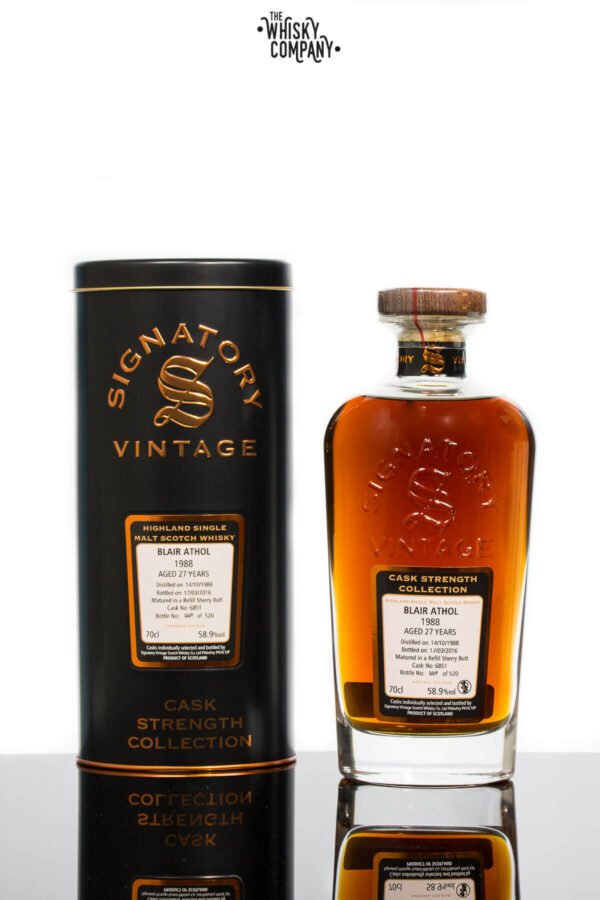 Blair Athol 1988 Aged 27 Years Single Malt Scotch Whisky – Signatory Vintage (700ml)