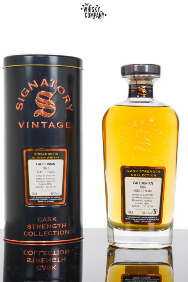 Caledonian 1987 Aged 37 Years Single Grain Scotch Whisky – Signatory Vintage (700ml)
