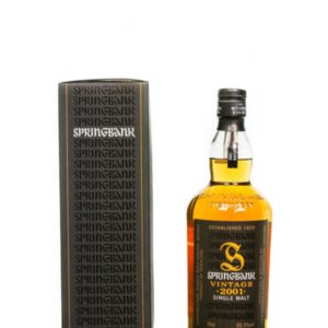 Springbank 2001 8 Years Old Vintage Campbeltown Single Malt Scotch Whisky (700ml)