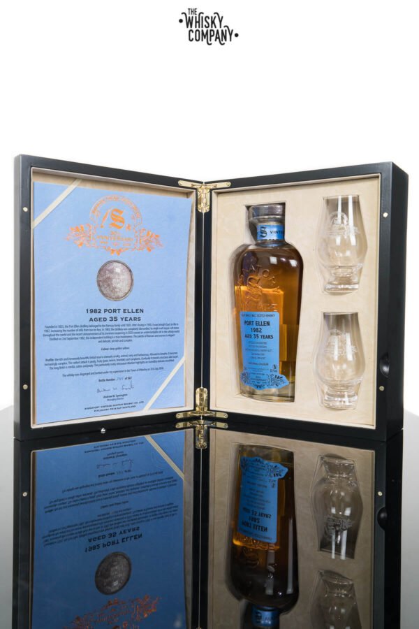 Port Ellen 1982 Aged 35 Years (cask 2040) Single Malt Scotch Whisky – Signatory Vintage 30th Anniversary (700ml)