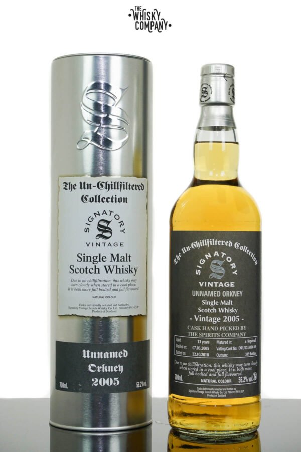 Unnamed Orkney 2005 Aged 13 Years Single Malt Scotch Whisky Australian Exclusive – Signatory Vintage (700ml)
