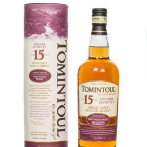 Tomintoul Aged 15 Years Portwood Finish Speyside Single Malt Scotch Whisky (700ml)