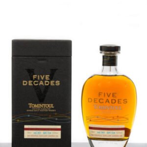Tomintoul Five Decades 50th Anniversary Speyside Single Malt Scotch Whisky (700ml)