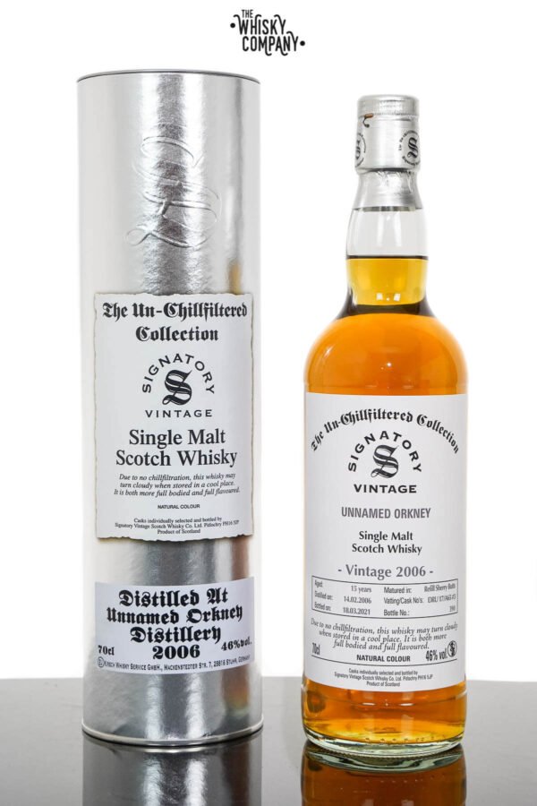 Unnamed Orkney 2006 UCF Aged 15 Years Single Malt Scotch Whisky – Signatory Vintage (700ml)
