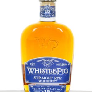 WhistlePig Aged 15 Years Finished In Vermont Estate Oak Straight Rye Whiskey (750ml)