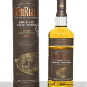 BenRiach Peated Cask Strength Batch 1 Speyside Single Malt Scotch Whisky (700ml)