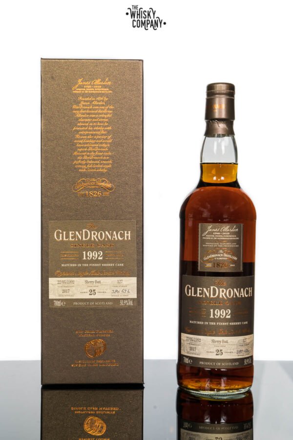 1992 GlenDronach 25 Years Old Single Malt Scotch Whisky – Cask No. 127 (700ml)