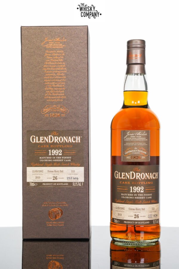 GlenDronach 1992 Aged 26 Years Single Malt Scotch Whisky – Cask 113 (700ml)